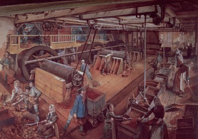 Coal Riddling Workshop, at the Mines of Blanzy by Ignace Francois Bonhomme